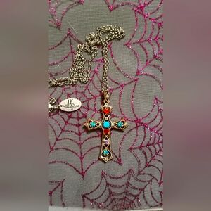 Thirty-One cross necklace